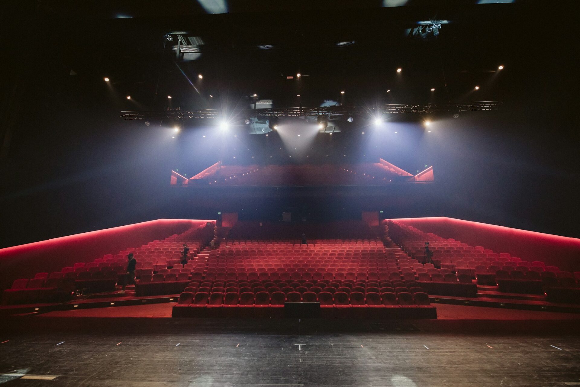 A grand auditorium awaiting a keynote